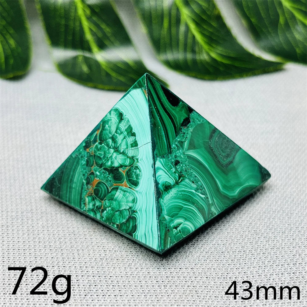 Green Malachite Pyramid-ToShay.org
