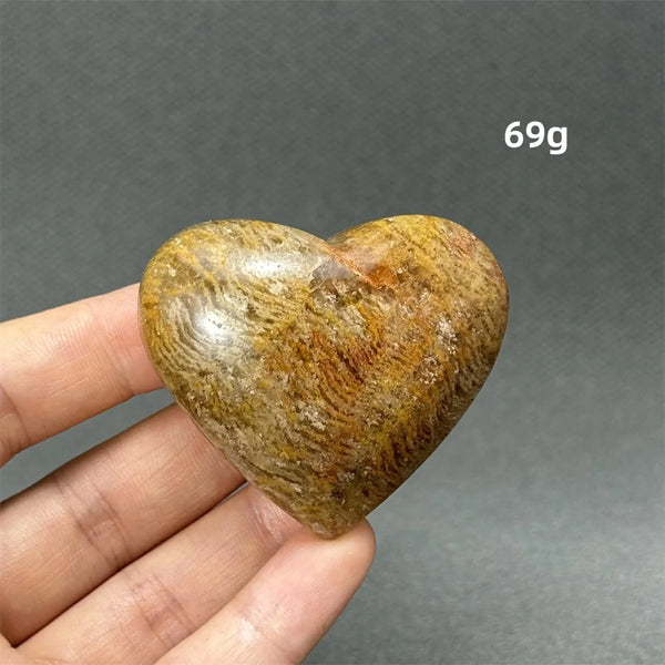 Green Ghost Quartz Heart-ToShay.org