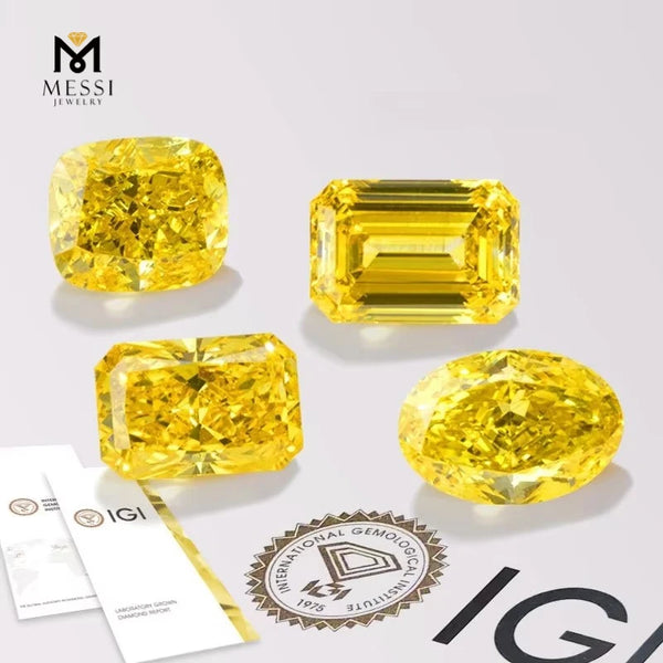 Yellow Faceted Diamond-ToShay.org