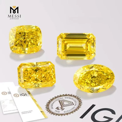 Yellow Faceted Diamond-ToShay.org