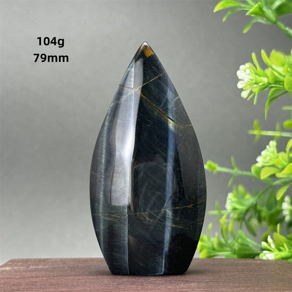 Blue Tiger Eye Stone Torch-ToShay.org