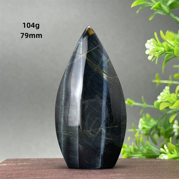 Blue Tiger Eye Stone Torch-ToShay.org