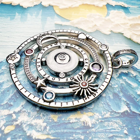 Silver Compass Pendant-ToShay.org