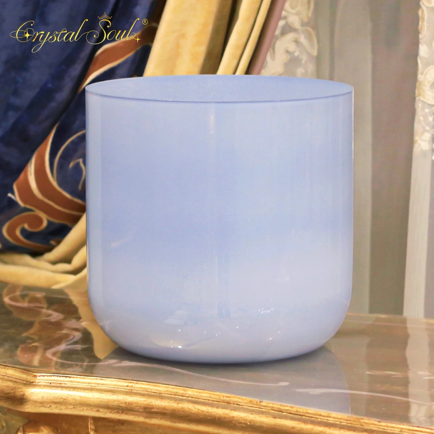 Blue Crystal Singing Bowl-ToShay.org