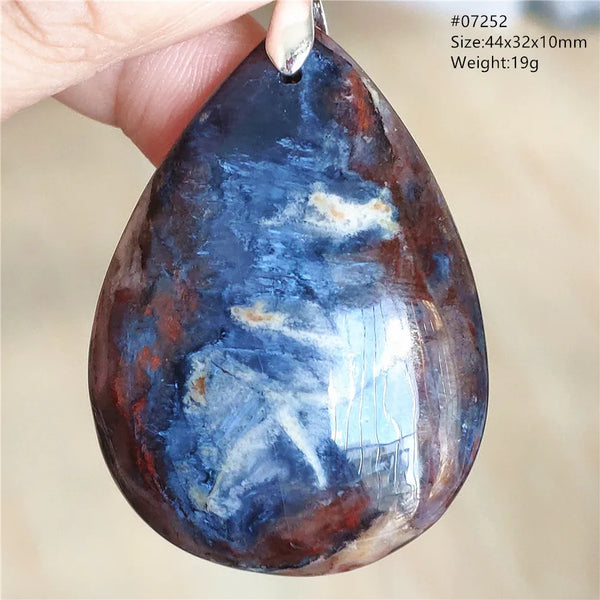 Blue Pietersite Chatoyant Pendant-ToShay.org