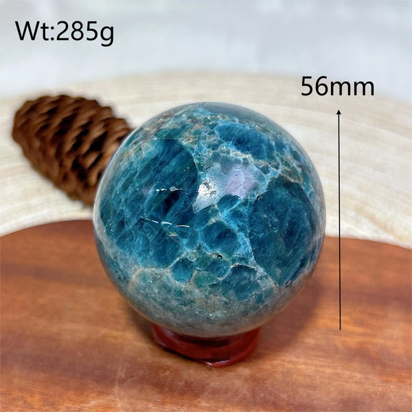 Blue Apatite Ball-ToShay.org