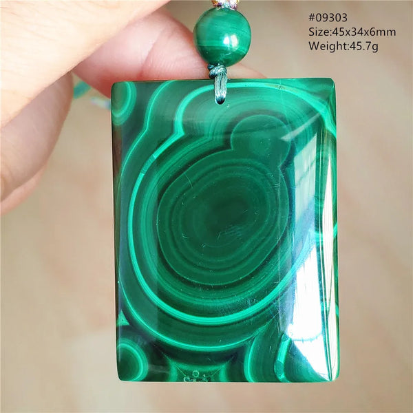 Green Malachite Chrysocolla Pendant-ToShay.org