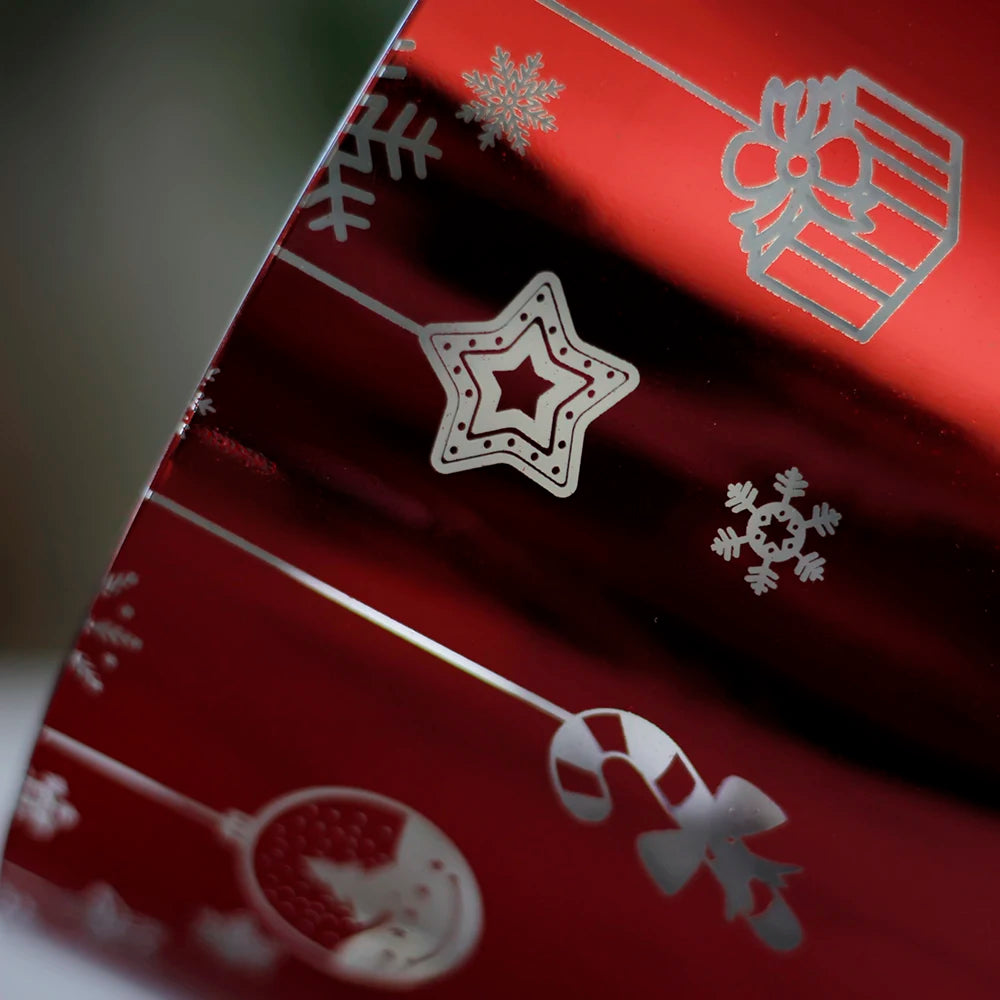 Red Christmas Singing Bowl-ToShay.org