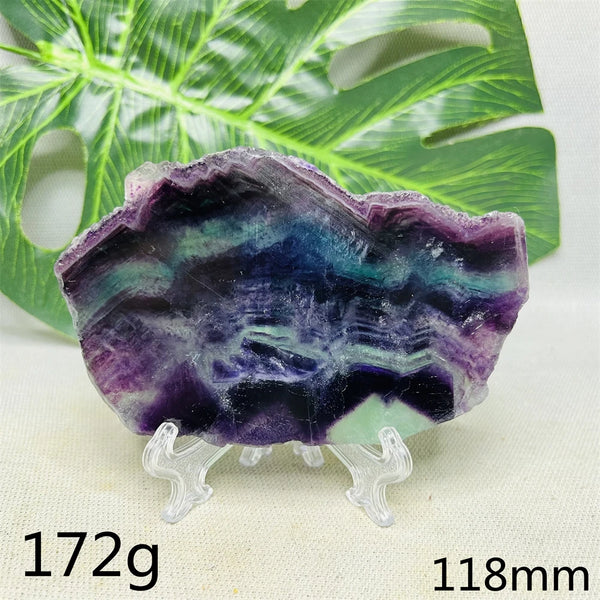 Purple Fluorite Rainbow Slice-ToShay.org