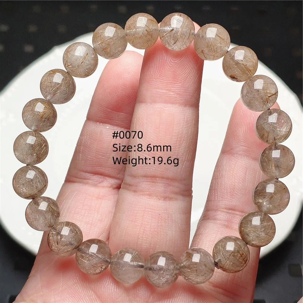 Silver Rutilated Quartz Bracelet-ToShay.org