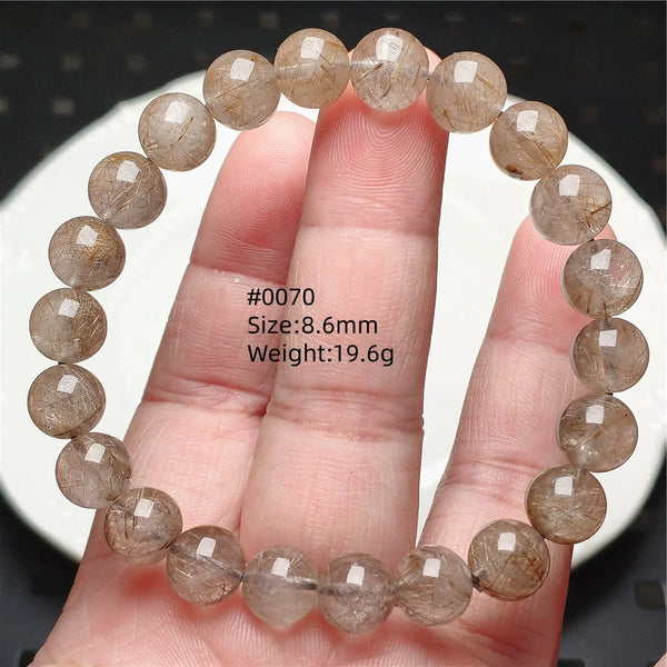 Silver Rutilated Quartz Bracelet-ToShay.org