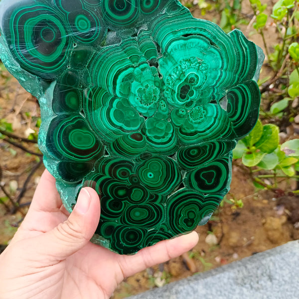 Green Malachite Slice-ToShay.org