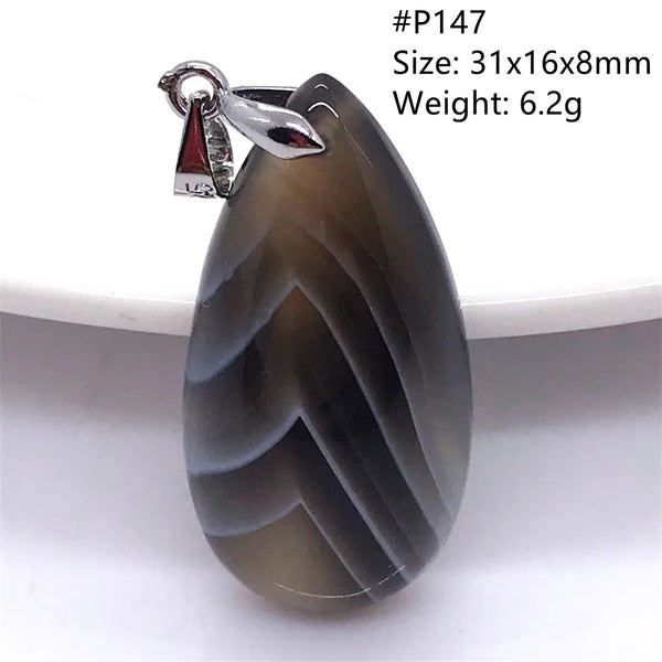 Black Lace Agate Pendant-ToShay.org