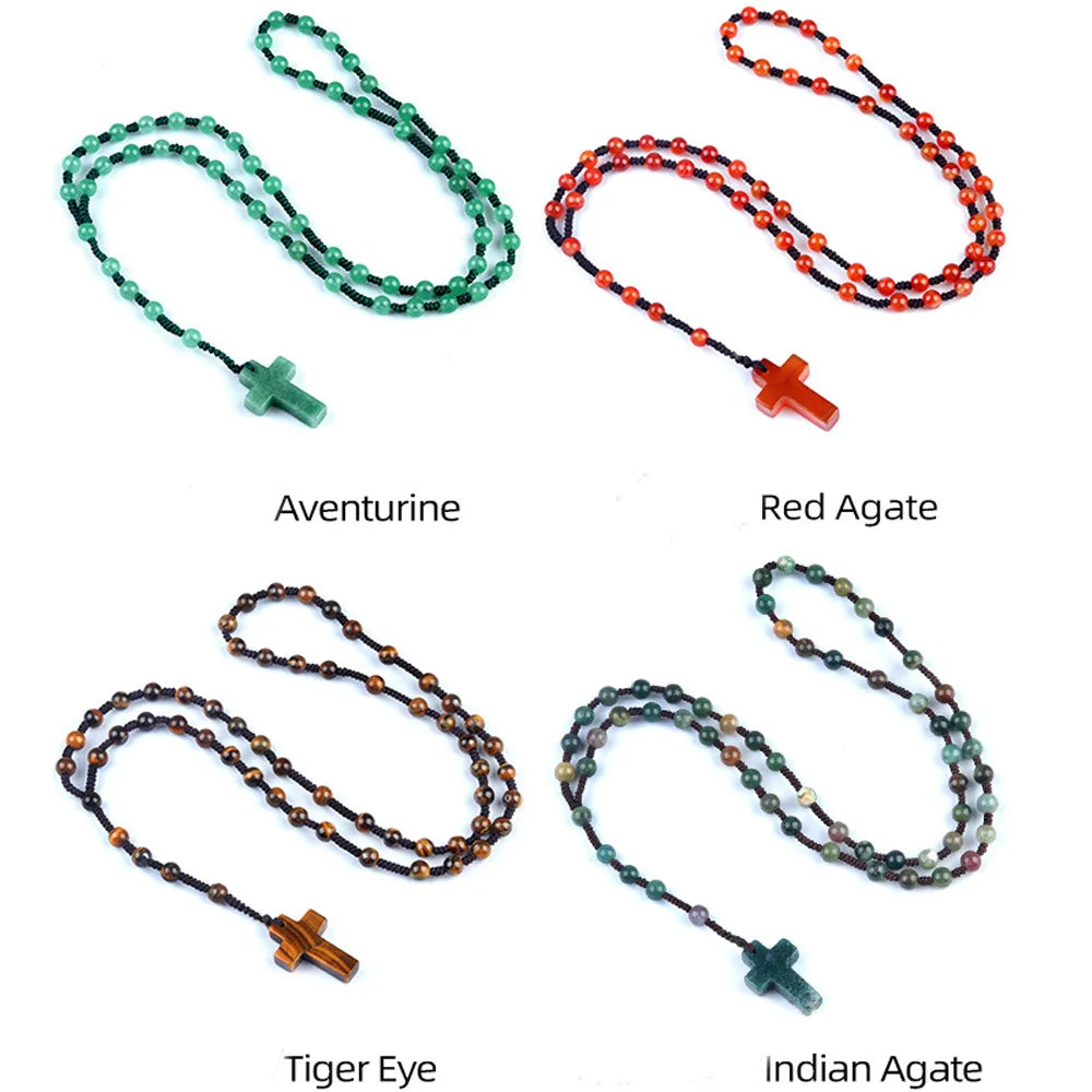 Mixed Crystal Bead Rosary-ToShay.org