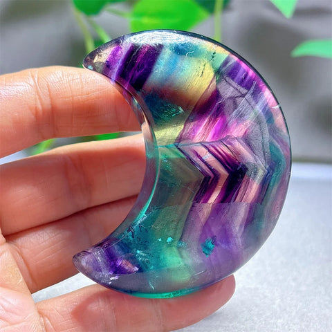 Rainbow Fluorite Moon-ToShay.org