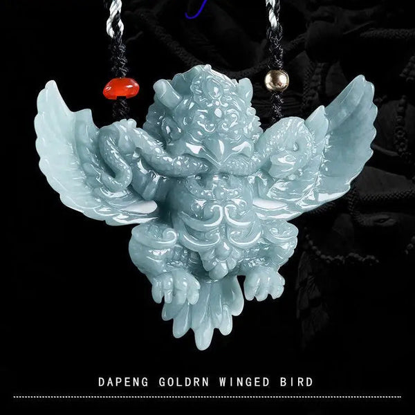 Blue Jadeite Roc Bird-ToShay.org