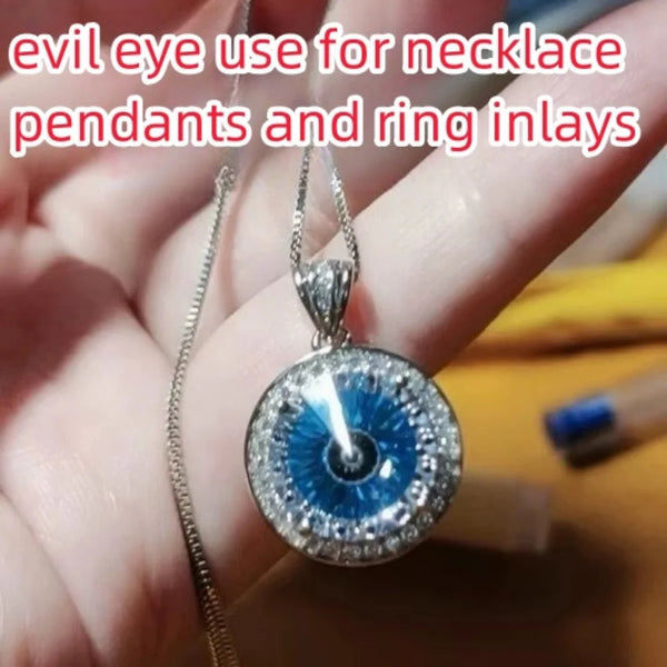 Blue Eye Faceted Diamond-ToShay.org