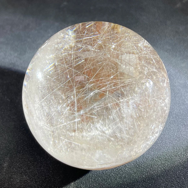 Clear Rutilated Quartz Ball-ToShay.org