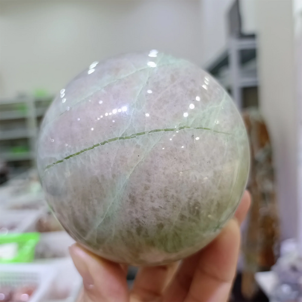 Green Moonstone Ball-ToShay.org