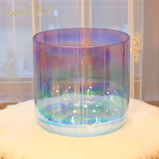 Purple Blue Crystal Singing Bowl-ToShay.org