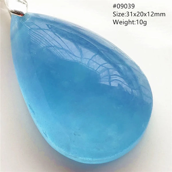 Blue Aquamarine Pendant-ToShay.org