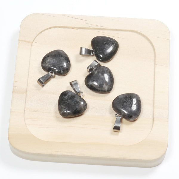 Mixed Crystal Heart Pendants-ToShay.org