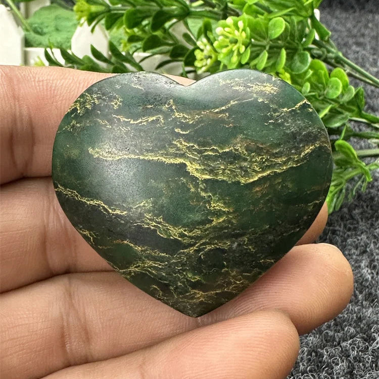 Green Emerald Stone Heart-ToShay.org