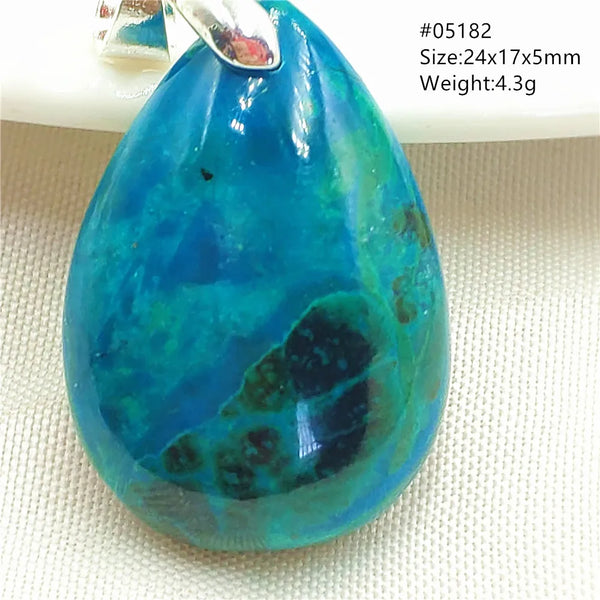 Blue Green Malachite Pendant-ToShay.org
