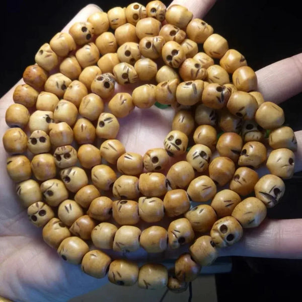 Tibetan Yak Bone Skull Beads-ToShay.org