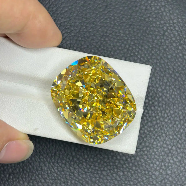 Yellow Cubic Zirconia Gemstone-ToShay.org