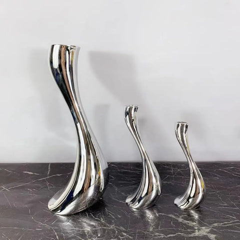 Silver Candle Holder-ToShay.org