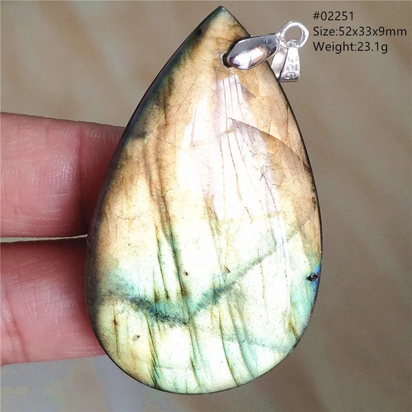 Blue Light Labradorite Pendant-ToShay.org