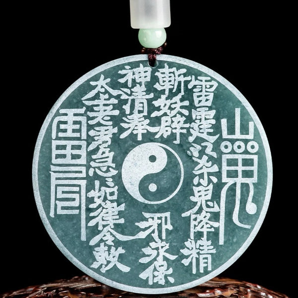 Blue Jadeite Pendant-ToShay.org
