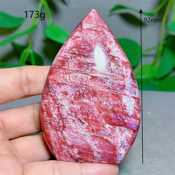 Red Moonstone Crystal Flame-ToShay.org