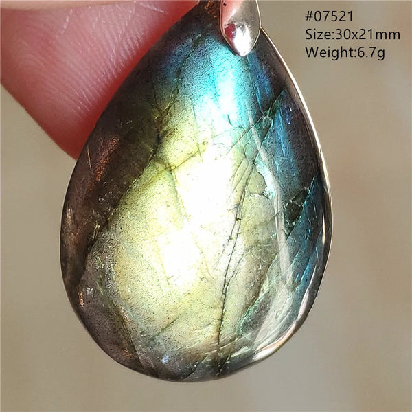 Blue Light Labradorite Pendant-ToShay.org