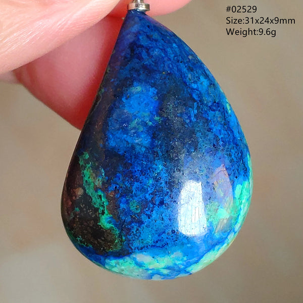 Blue Azulite Pendant-ToShay.org