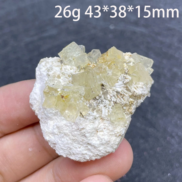 Yellow Fluorite Crystal-ToShay.org