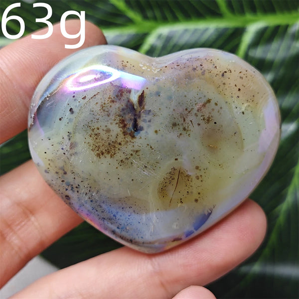Yellow Tree Agate Heart-ToShay.org
