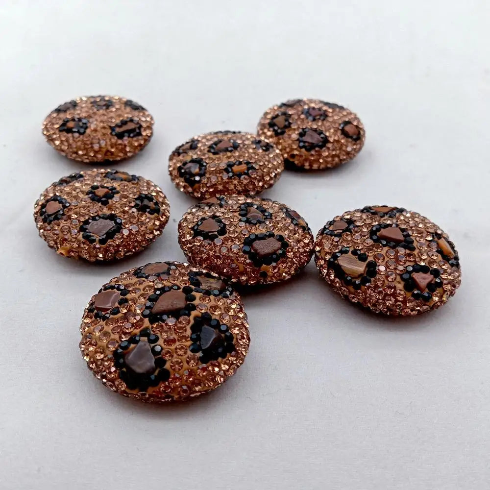 Yellow Tiger Eye Pave Beads-ToShay.org