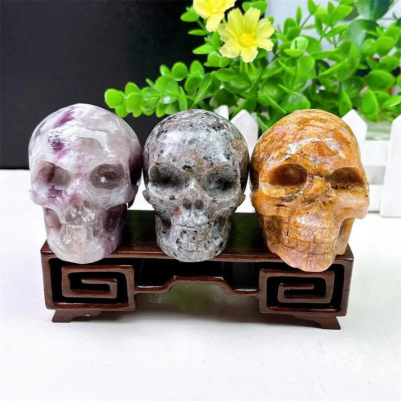 Mixed Crystal Quartz Skulls-ToShay.org