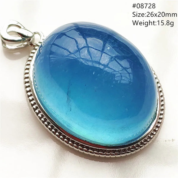 Blue Aquamarine Pendant-ToShay.org