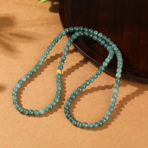 Green Jadeite Bead Bracelet-ToShay.org