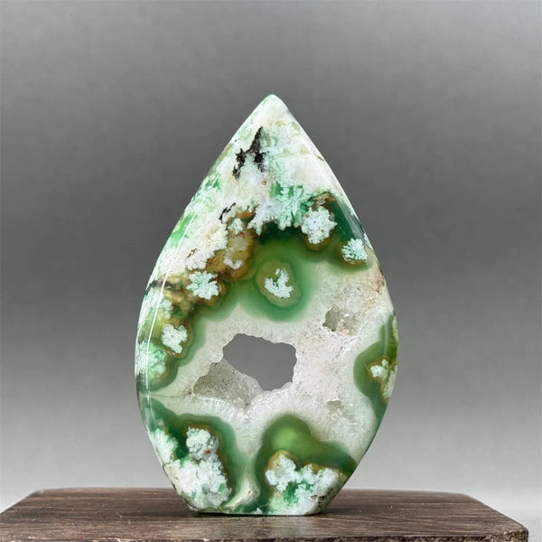 Green Cherry Blossom Agate-ToShay.org