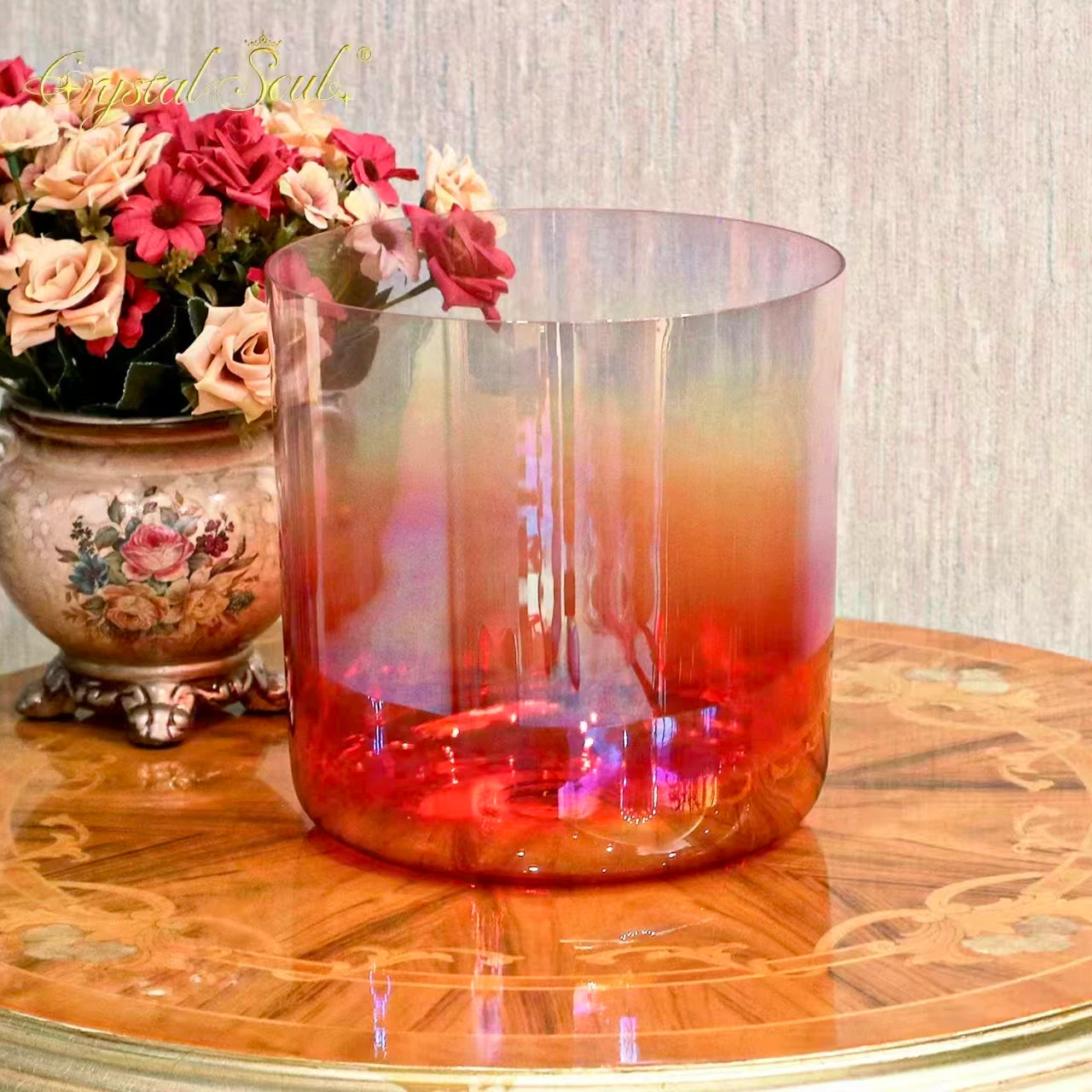 Crystal Soul Classic Seven Chakras Red Crystal Singing Bowl Sets Meditation Alchemy Bowls Source Manufacturer-ToShay.org