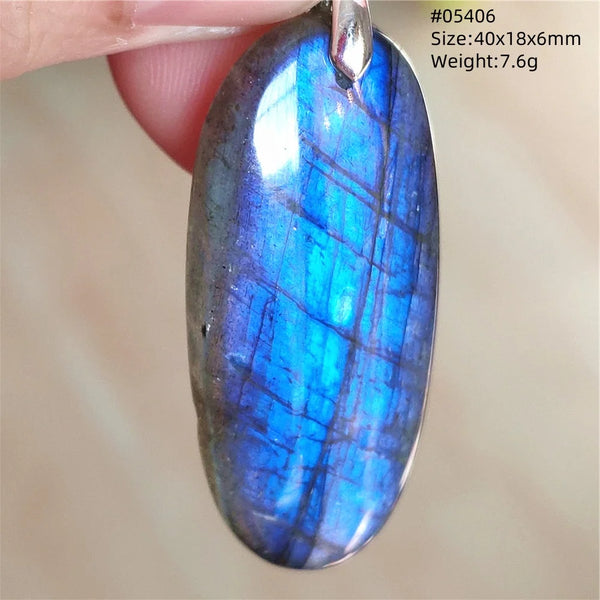 Blue Light Labradorite Pendant-ToShay.org