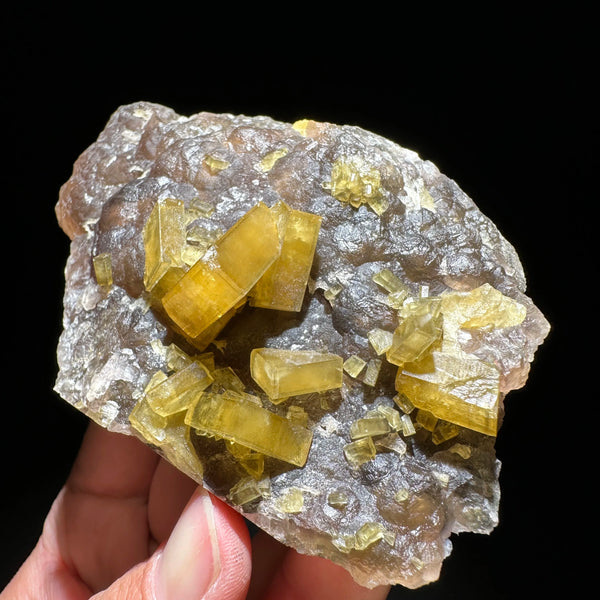 Yellow Barite Fluorite Stone-ToShay.org