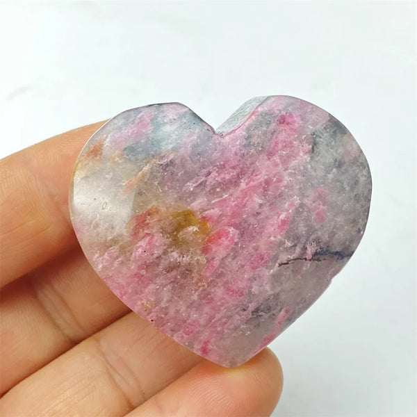 Pink Rose Stone Heart-ToShay.org
