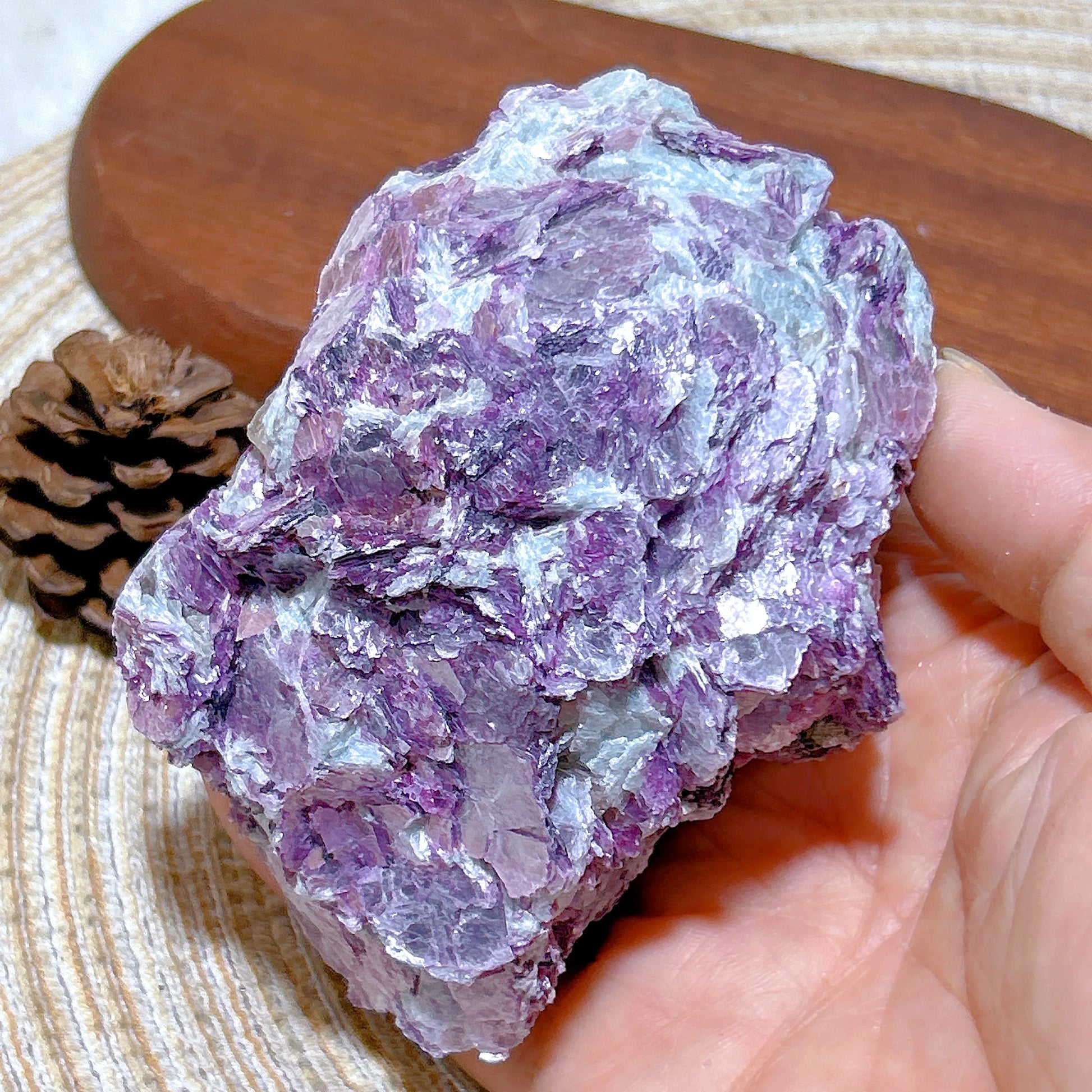 Purple Lepidolite Raw Stone-ToShay.org