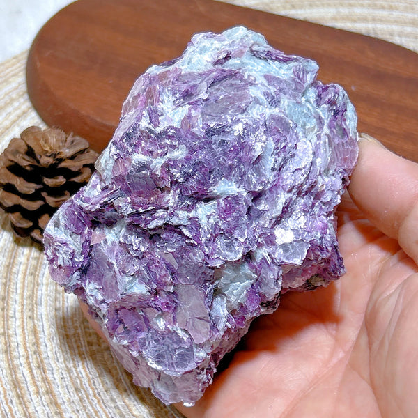 Purple Lepidolite Raw Stone-ToShay.org