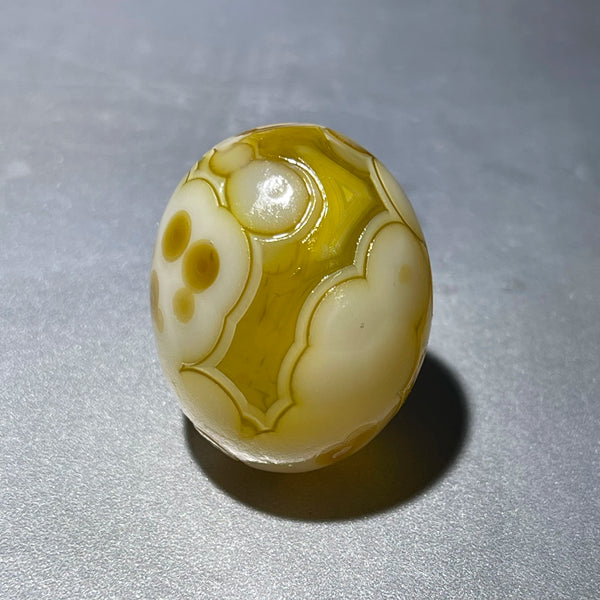 Green Gobi Flower Eye Agate-ToShay.org